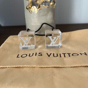 LOUIS VUITTON CLEAR CUBE HAIR TIE